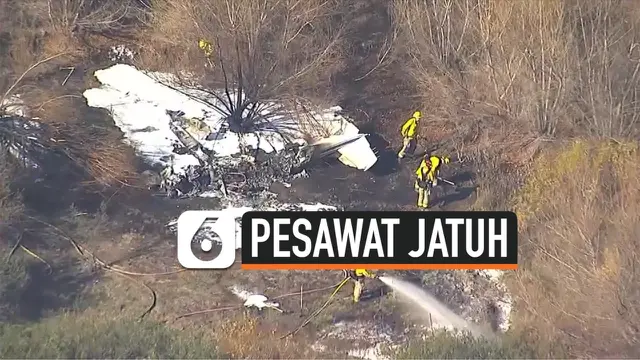 VIDEO: Pesawat Jatuh di California, 4 Tewas