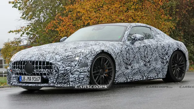 Prototipe Mercedes-AMG GT 53 E Performance. (Carscoops)