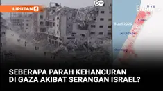 Sekitar 78 persen bangunan di wilayah Gaza terdampak akibat pengeboman Israel. Korban tewas juga terus bertambah.