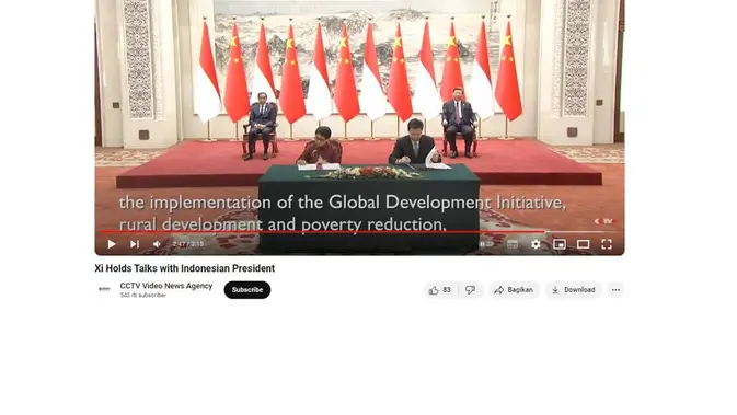 <p>Cek fakta video pelunasan utang Indonesia ke China</p>