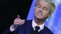 Geert Wilders, politisi sayap kanan yang juga pemimpin Partai Kebebasan (PVV) Belanda (AP)