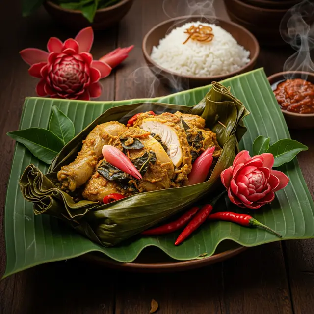 Resep Ayam Kemangi Pedas Kecombrang