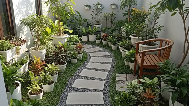 Taman Sederhana Menggunakan Pot
