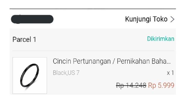 beli cincin kena zonk