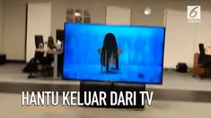 Masih ingat film The Ring yang terkenal dengan hantu Sadako? Kini sosoknya bisa muncul dari TV lho..