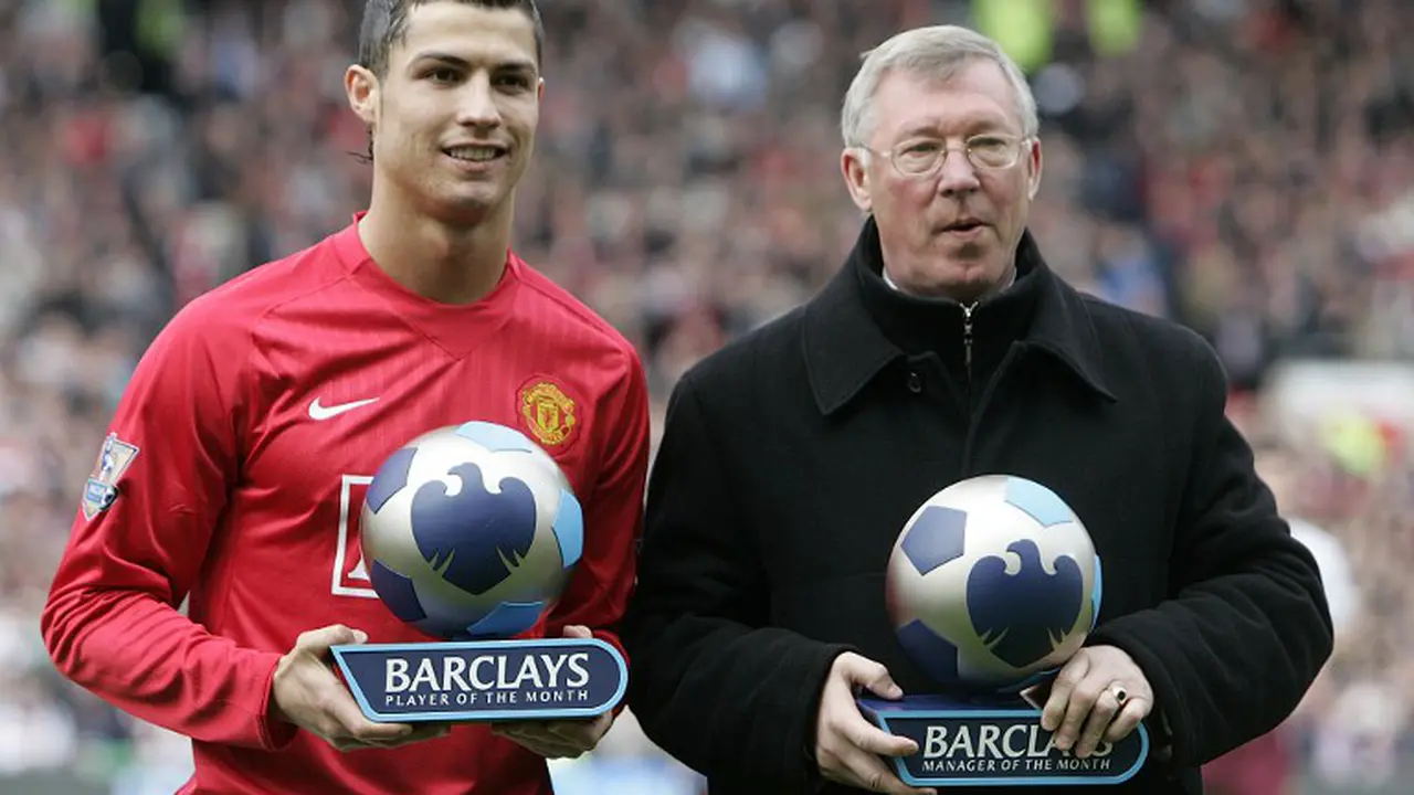 Cristiano Ronaldo dan Sir Alex Ferguson