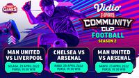 Link Live Streaming Vidio Community Cup Football : Manchester City Vs Liverpool, Minggu 10 April 2022. (Sumber : dok. vidio.com)