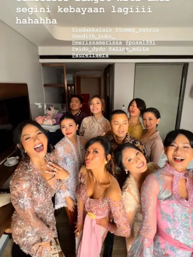 Sahabat Antusias Sambut Pernikahan Catherine Wilson dan Idham Masse Hari Ini