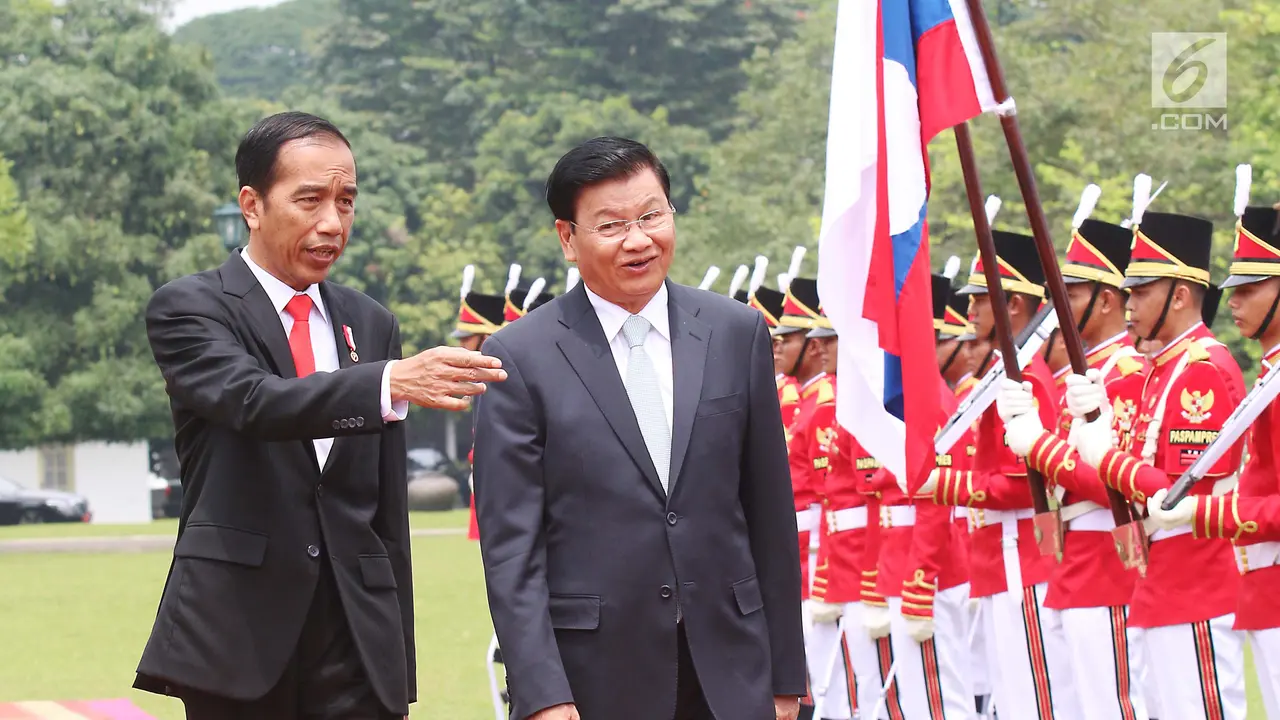 Jokowi Terima Kunjungan Kenegaraan PM Laos