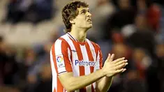 	Reaksi striker Athletic Bilbao Fernando Llorente di laga lanjutan La Liga melawan Deportivo Coruna di Riazor Stadiu, Coruna, 23 Januari 2010. Deportivo unggul 3-1. AFP PHOTO / MIGUEL RIOPA