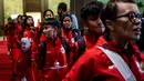 <p>Sheva Imut Furyzcha dan sejumlah pemain Timnas Indonesia Putri saat kedatangan mereka setelah menjuarai Piala AFF Wanita 2024 di Gedung VVIP Terminal 3 Bandara Soekarno Hatta, Tangerang, Jumat (06/12/2024). (Bola.com/Bagaskara Lazuardi)</p>