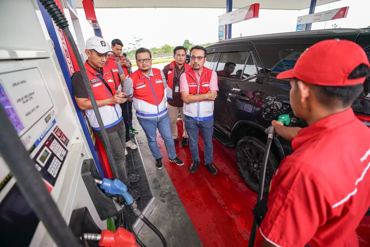 Pertamina Sidak Layanan SPBU Jelang Natal dan Tahun Baru