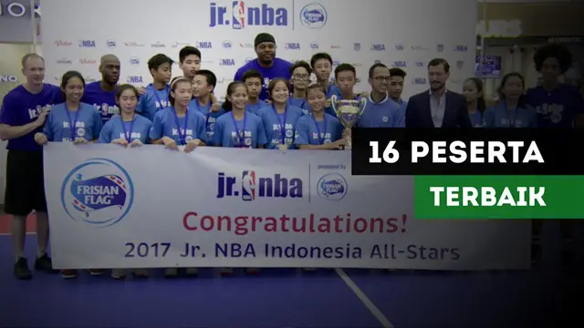 Sebanyak 16 peserta terbaik yang terpilih sebagai Junior NBA Indonesia All-Stars akan terbang ke China 5-9 Oktober 2017.