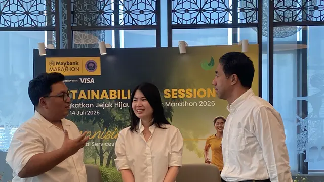Maybank Indonesia mengungkap hasil pengukuran jejak karbon penyelenggaraan Maybank Marathon 2025