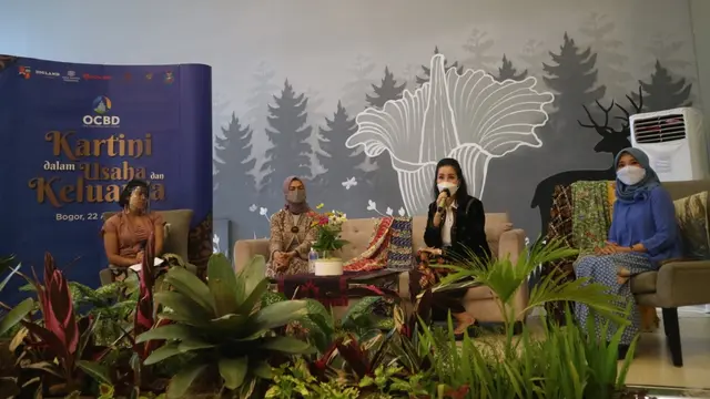 Suasana gelar wicara tema “Kartini dalam Usaha dan Keluarga.” (Foto: Koleksi Pribadi Imelda Fransisca)