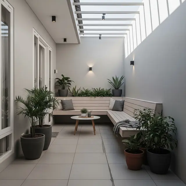 Ide Teras Rumah Cluster Sempit tapi Tetap Elegan dan Rapi