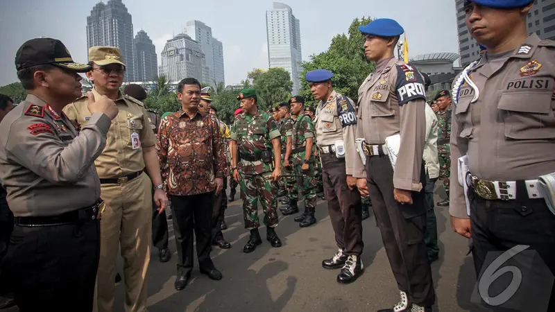 Jelang Pelantkan Jokowi, Ahok Pantau Kesiapan Polisi 