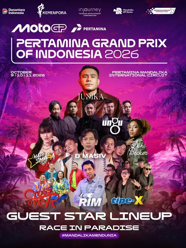 Ungu di GP Mandalika 2026 -
