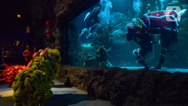 Kemeriahan Imlek di Sea World Ancol