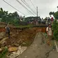 Banjir dan longsor terjadi di kawasan Lebak, Banten. (Liputan6.com/Yandhi Deslatama)