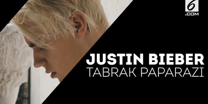 Justin Bieber Tabrak Paparazzi