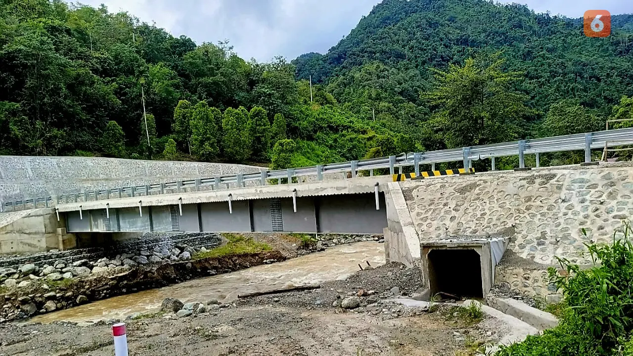 Jembatan penghubung antar Kecamatan yang dibangun Masmindo (Liputan6.com/Istimewa)