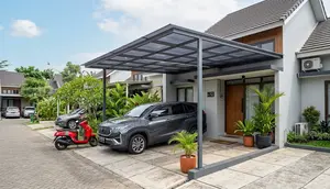 9 Model Kanopi Carport dengan Tiang Minimalis, Praktis Bikin Rumah Makin Modern