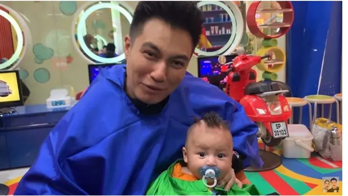 7 Potret Penampilan Baru Kiano Anak Baim Wong, Bikin Paula Syok dan Menangis