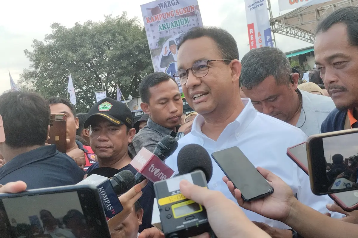 Capres nomor urut satu Anies Baswedan, menerima dukungan dari Jejaring Rakyat Miskin Indonesia (JERAMI) bersama Urban Poor Consortium (UPC).