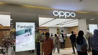 Oppo Experience Store di Margo City, Depok, diresmikan Jumat (4/4/2024).