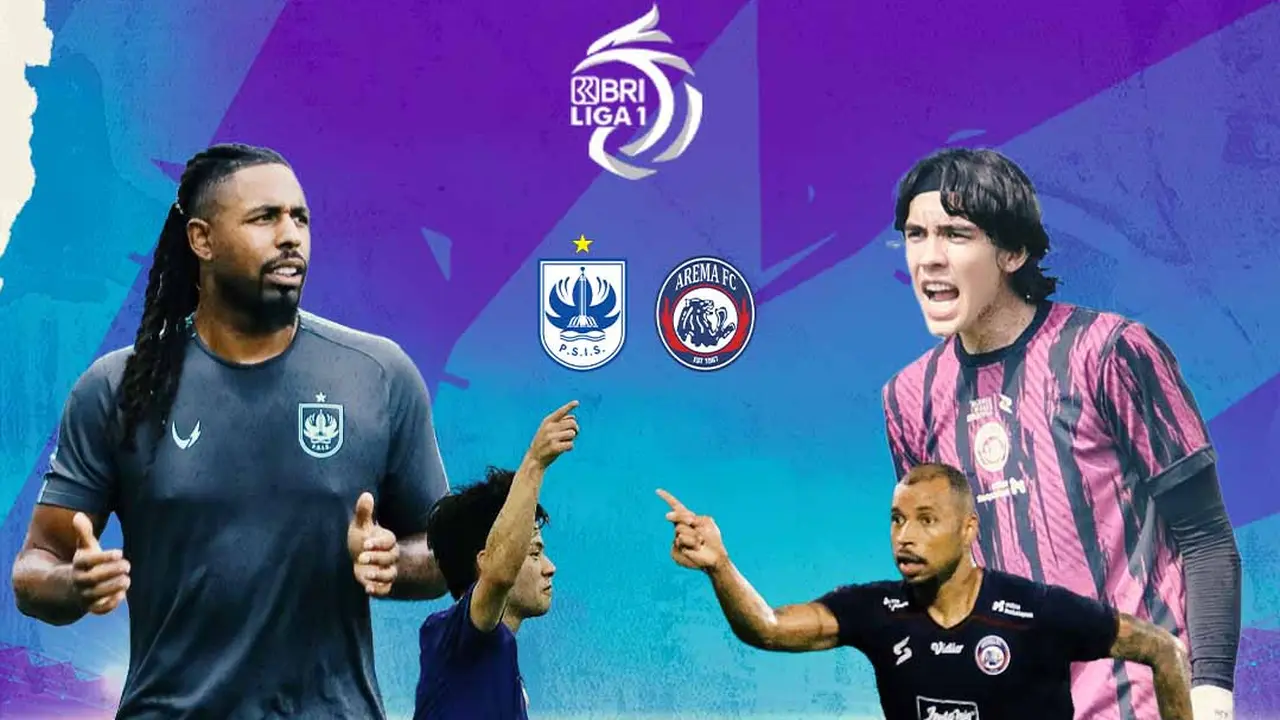 BRI Liga 1 - Duel Pemain Asing - PSIS Semarang Vs Arema FC