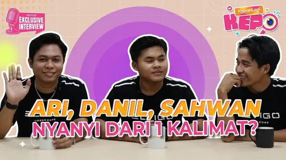 Ketika Ari, Sahwan dan Danil DA8 Main Games Lirik Satu Kata, Siapa yang Menang