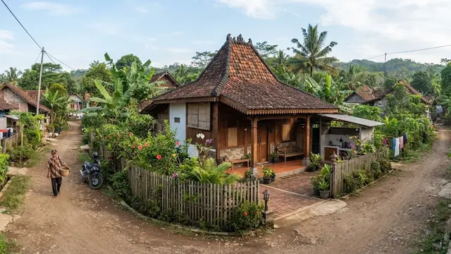 9 Desain Rumah Desa di Lahan Pojok, Manfaatkan Area Sudut agar Lebih Nyaman