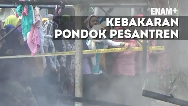 Kebakaran menghanguskan sebagian bangunan Pondok Pesantren Attauhiddiyah Tegal Jawa Tengah. Diduga korsleting listrik menjadi penyebab terjadinya kebakaran