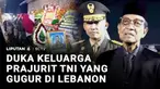 Penantian keluarga tiga Prajurit TNI yang gugur sebagai pasukan perdamaian PBB di Lebanon berakhir saat ketiga jenazah tiba di rumah duka di Magelang, Cimahi, dan Kulon Progo. Duka dan air mata mereka tak terbendung ketika orang tercinta tiba dalam p...