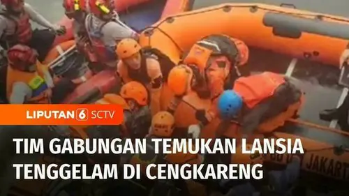 VIDEO: Lansia Tenggelam di Kali Cengkareng Ditemukan Tak Bernyawa Setelah Seharian Hilang