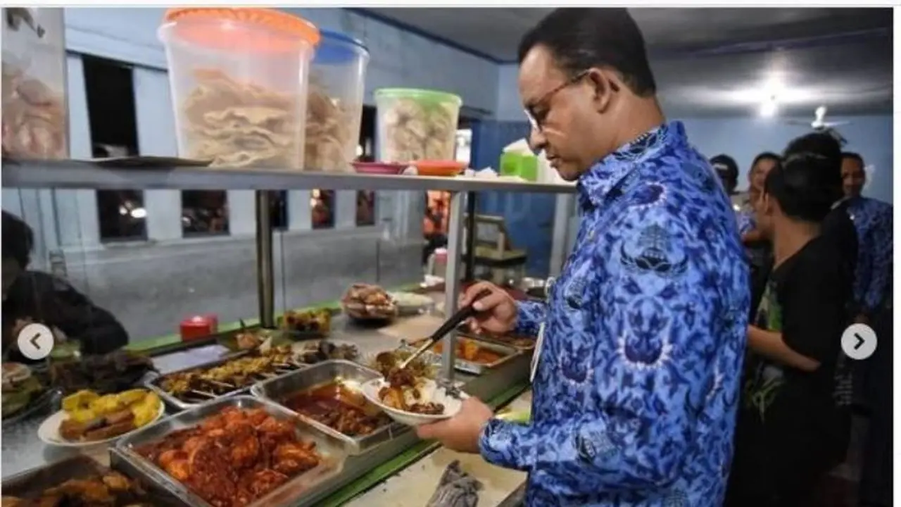 Sebelum Pandemi Corona Covid-19, Anies Baswedan Suka Makan di Warteg