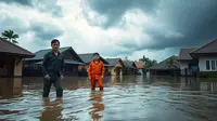 penyebab banjir ©Ilustrasi dibuat AI