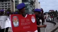 Menwa Sosialisasi Pemilu di HI - Siswa SD Belajar Politik