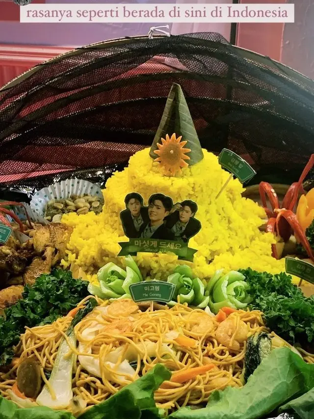 Park Bo Gum dapat kiriman food truck dari penggemar Indonesia. (Foto: Instagram Stories/bogummy)