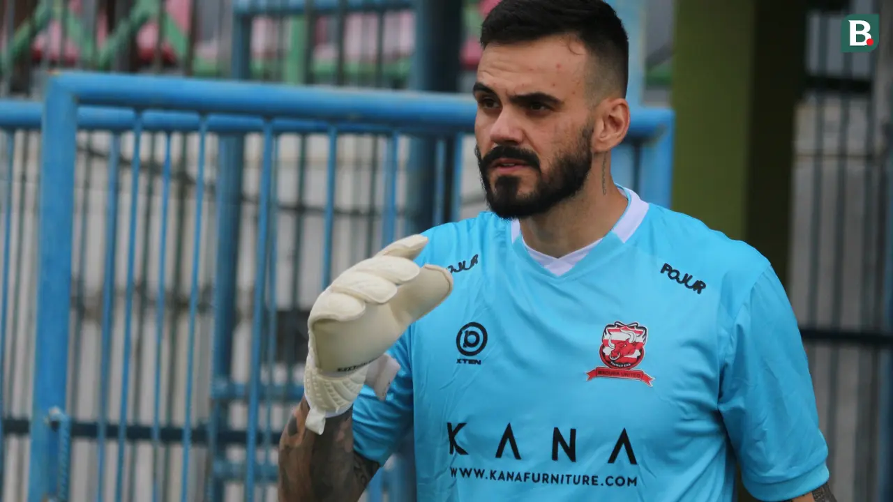 FOTO Lucas Frigeri, Kiper Madura United