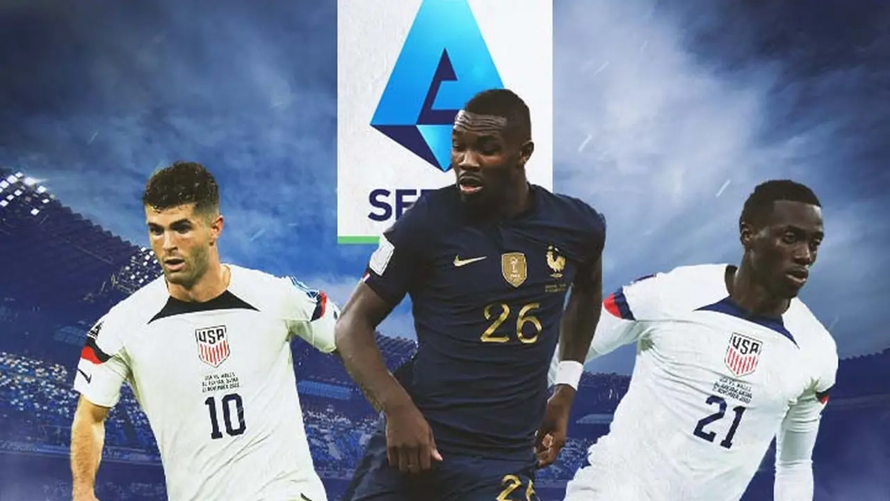 Serie A - Christian Pulisic, Marcus Thuram, Timothy Weah