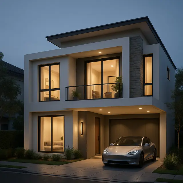 Desain Rumah 2 Lantai Minimalis dengan Sentuhan Elegan Modern