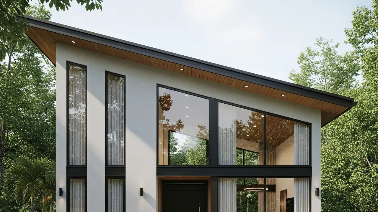 Gambar Model Depan Rumah Minimalis (Image by Gemini AI)