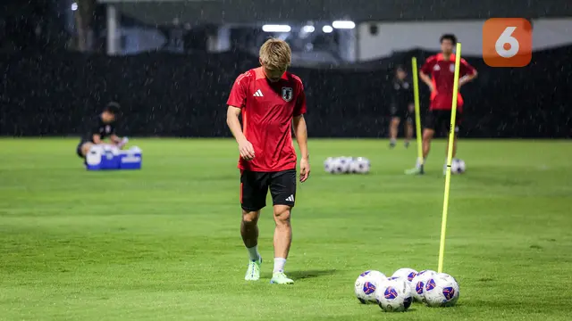 Foto: Langsung Tancap Gas! Jepang Gelar Latihan Perdana Jelang Lawan Timnas Indonesia di Kualifiaksi Piala Dunia 2024