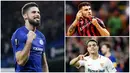 Munas Dabbur dari Salzburg memimpin daftar pencetak gol terbanyak sementara Liga Europa 2019 dengan 6 gol. Berikut ini top scorer sementara Liga Europa 2019. (Foto Kolase AFP)