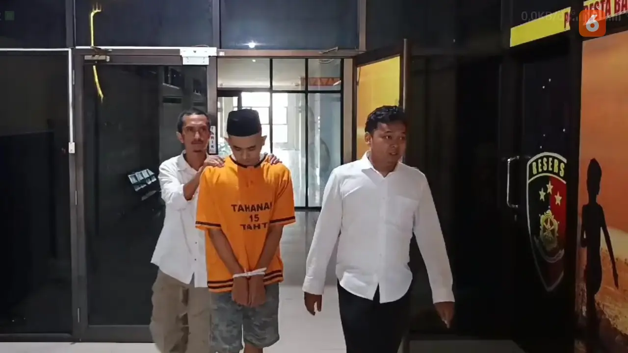 AS (29), tersangka persetubuhan anak di bawah umur di Bandar Lampung. Foto : (Liputan6.com/Ardi).