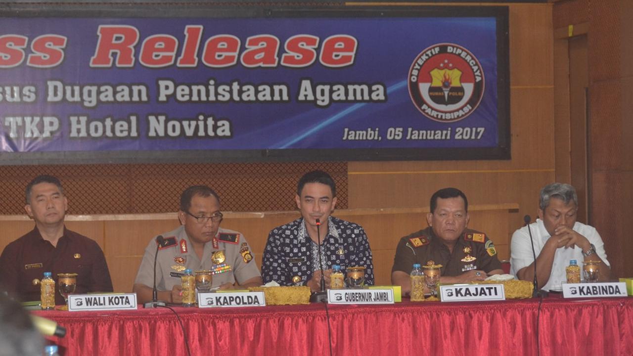 Ekspos insiden hiasan Natal Jambi