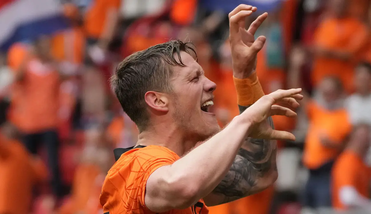 Bagi Belanda, Pertandingan ini merupakan uji coba terakhirnya menjelang Euro 2020. Skuat De Oranje nantinya akan tergabung di Grup C bersama Ukraina, Austria, dan Makedonia Utara. Pertandingan pertamanya akan dihelat pada senin (14/6/2021) dini hari WIB melawan Ukraina. (Foto: AP/Peter Dejong)