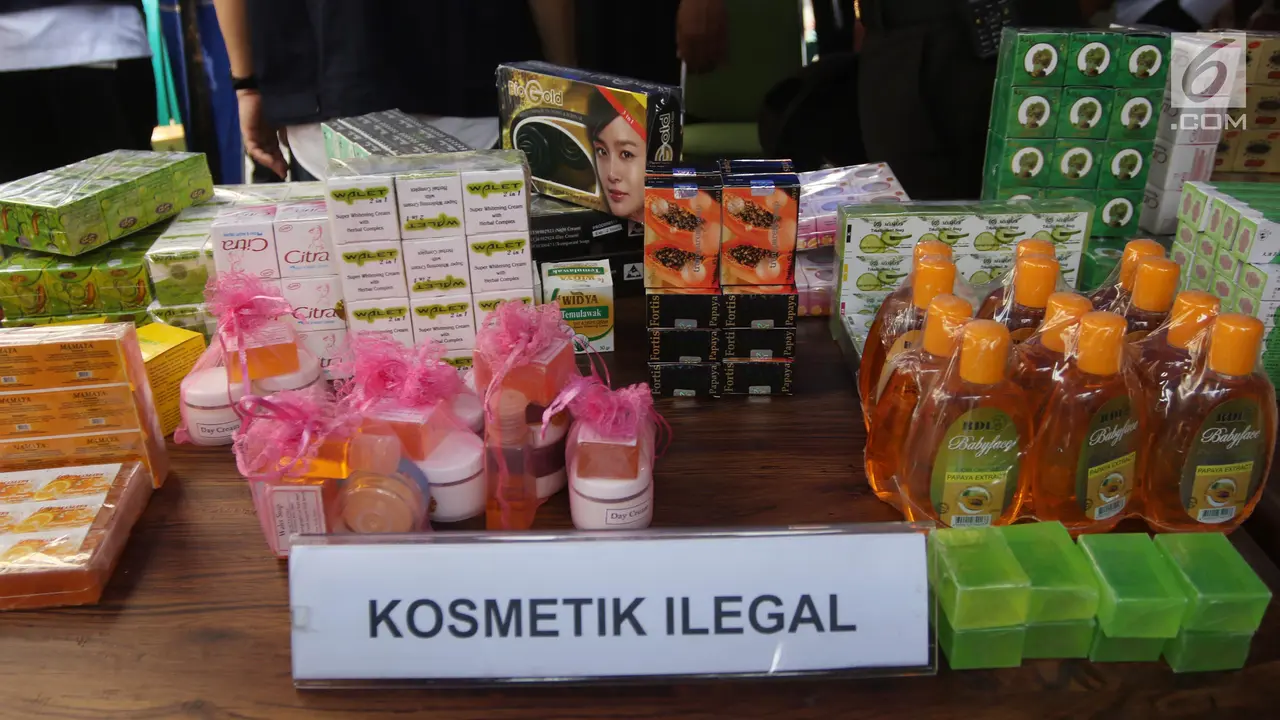 Penampakan Kosmetik Palsu Senilai Rp 7,4 Miliar di Tambora